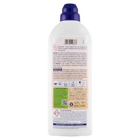 nuncas Biolindo Detersivo lavatrice Capi bianchi e colorati 1 l